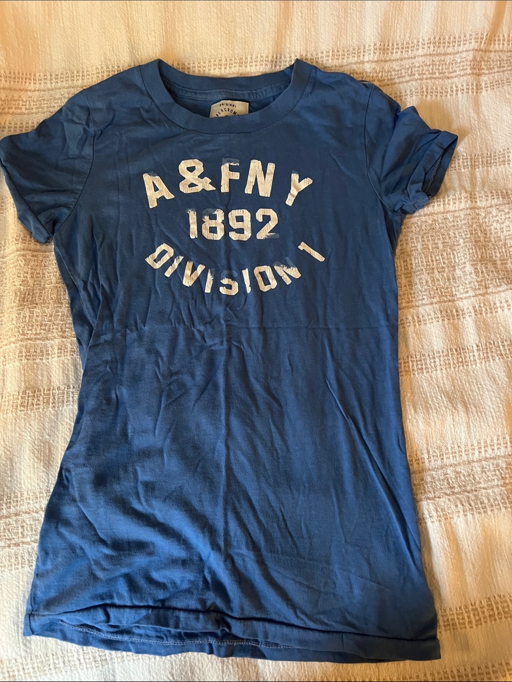 Y2K A&FNY 1892 Division 1 Blue Graphic Tee
